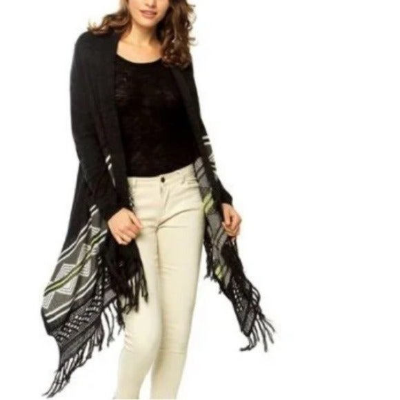 BILLABONG CARDIGAN SNEAK PEAK OATMEA PRETO in size S - Picture 1 of 8